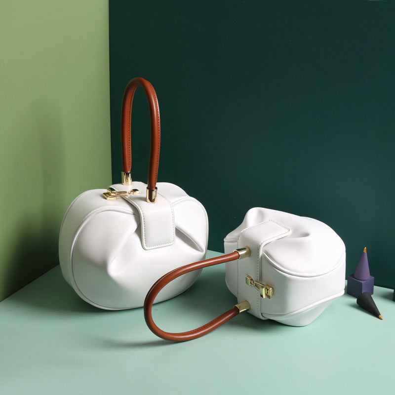 Leather Dumpling handbag