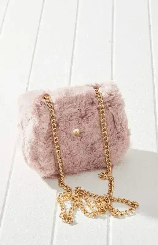 Vegan Fur Micro Bag - Convertible Mini Purse