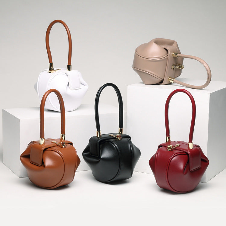Leather Dumpling handbag