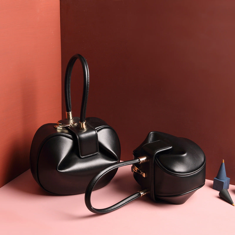 Leather Dumpling handbag