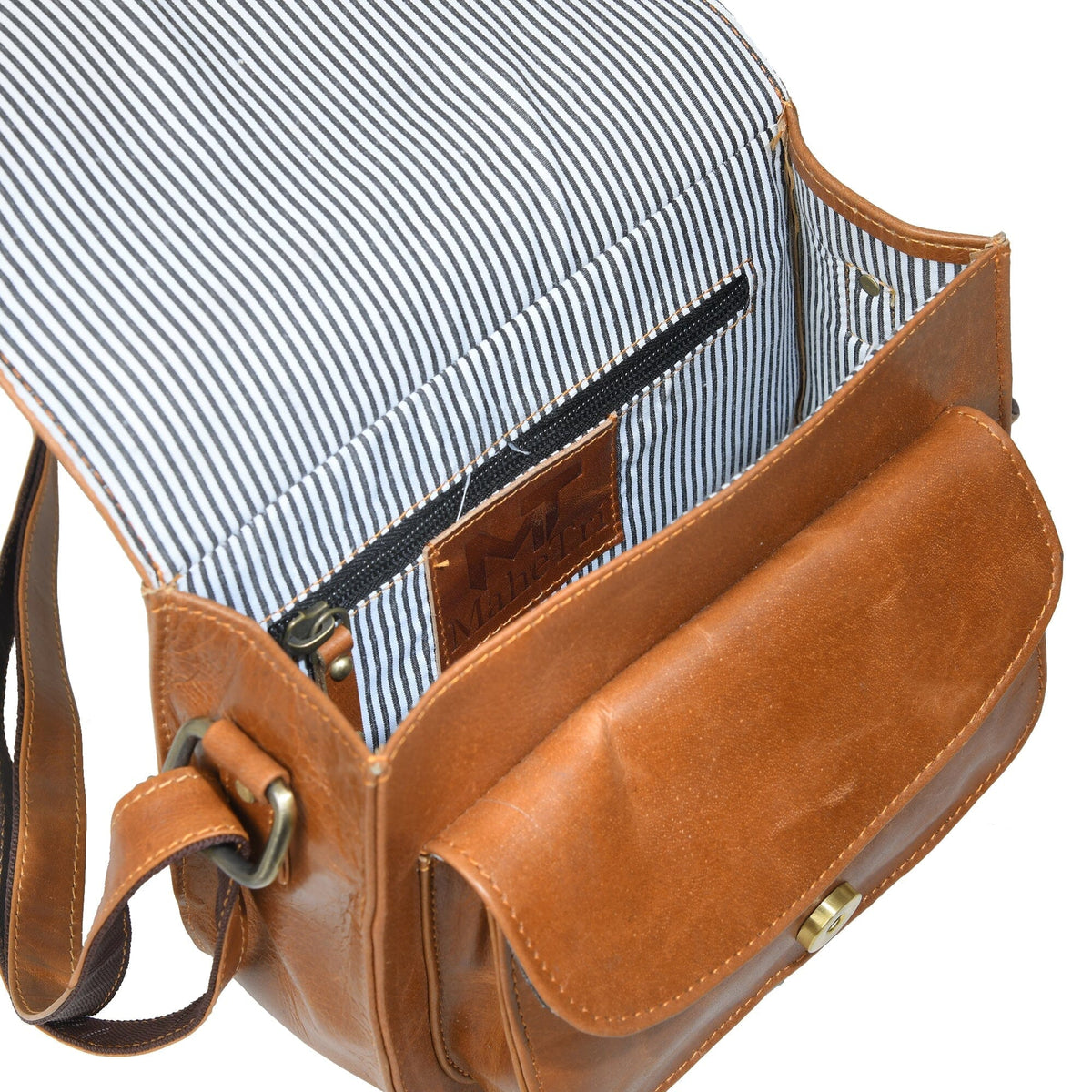 The Molina Satchel- Tan Brown