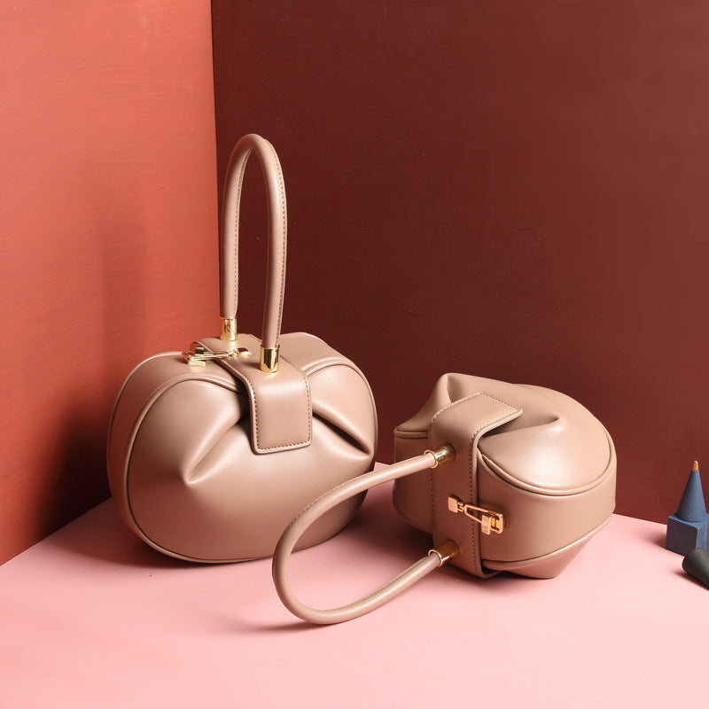 Leather Dumpling handbag