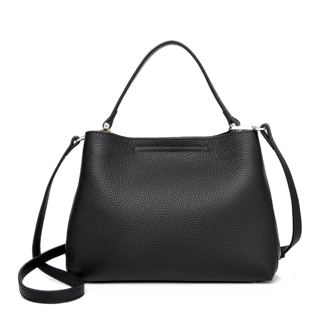Casual Leather Tote & Shoulder Crossbody Bag -Versa