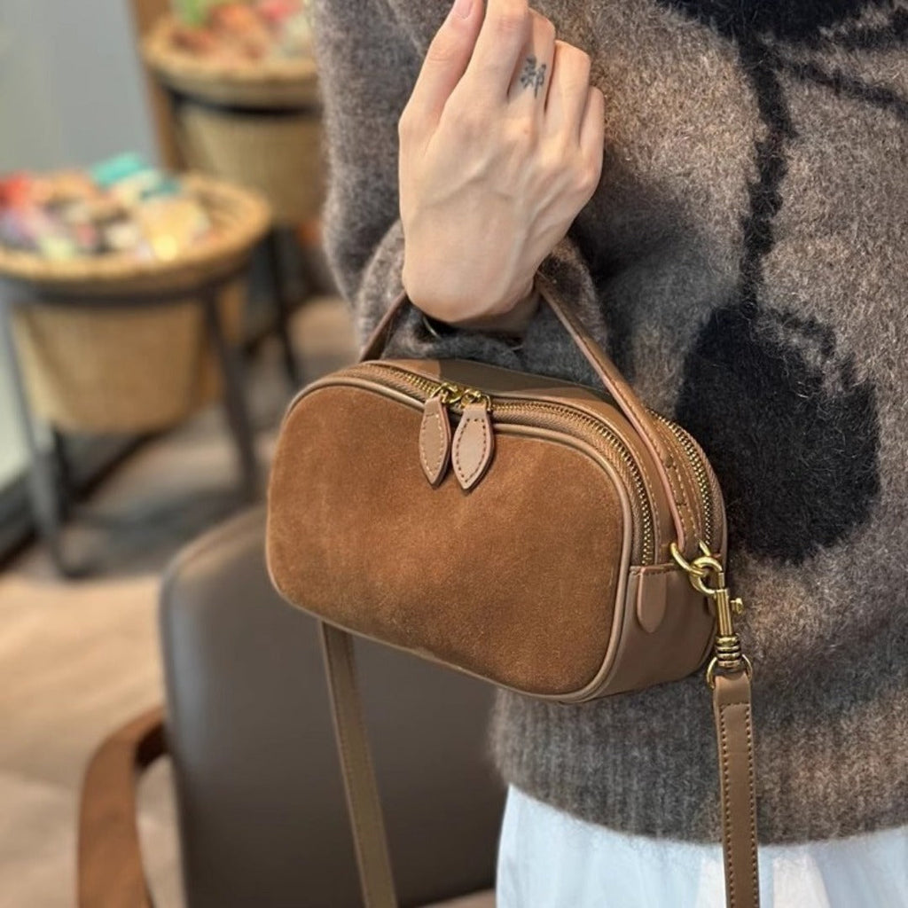 Elegant Small Handbag Women's Handbag – Stylish Crossbody Bag, Versatile Tote Purse with Soft Leather Retro Design