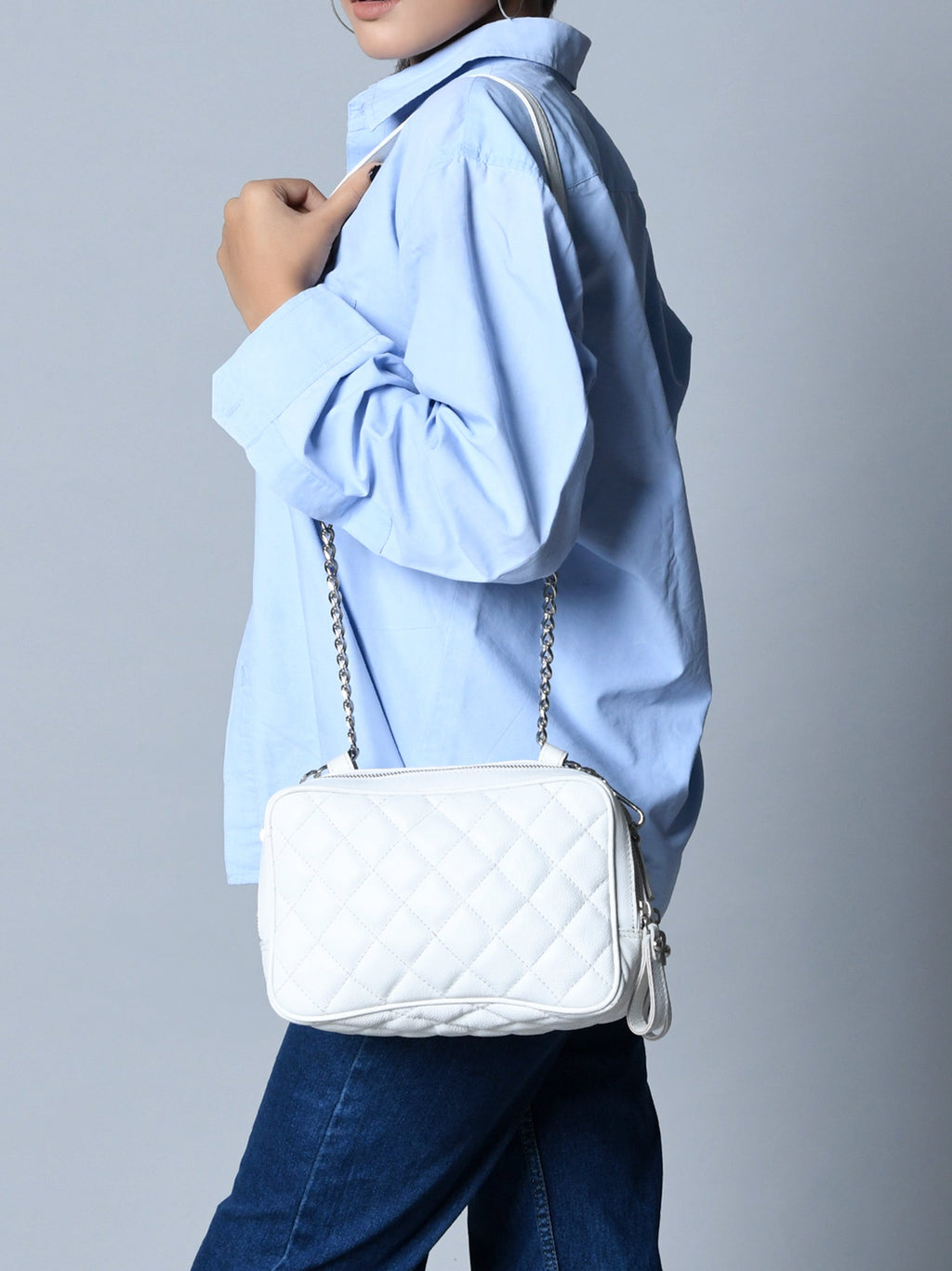 Mini Quilted Crossbody Bag