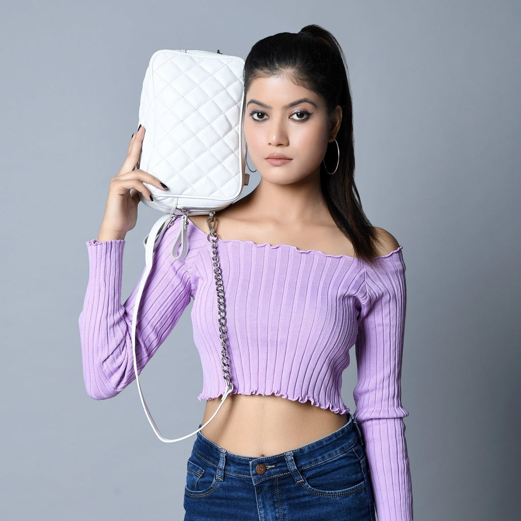Mini Quilted Crossbody Bag