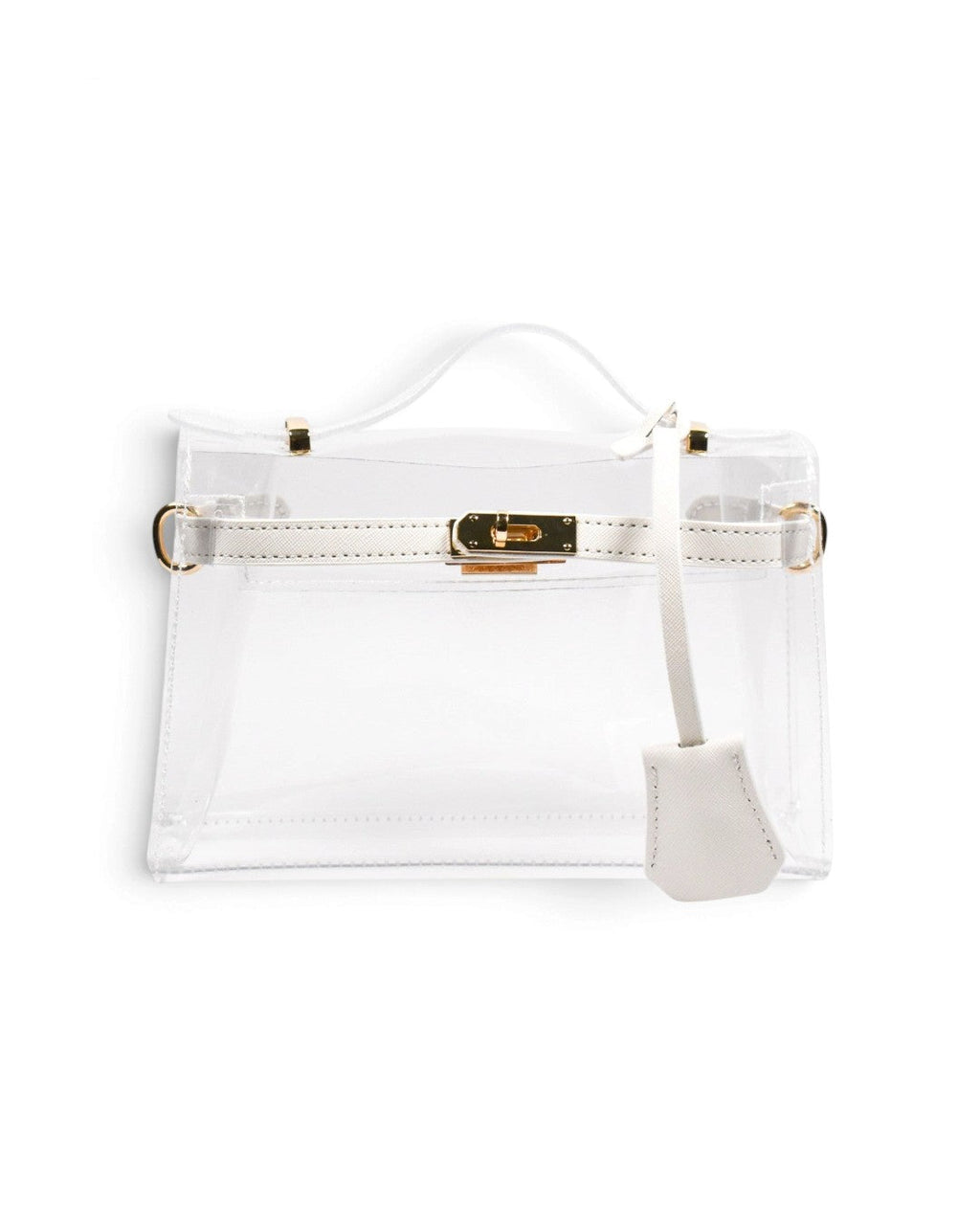 The Mini Andrea Clear Top Handle Bag