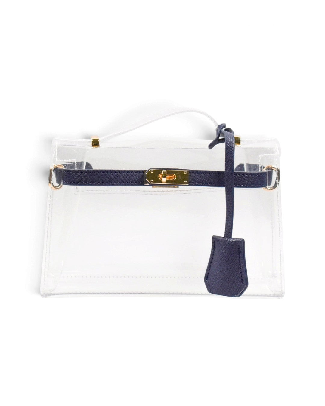 The Mini Andrea Clear Top Handle Bag