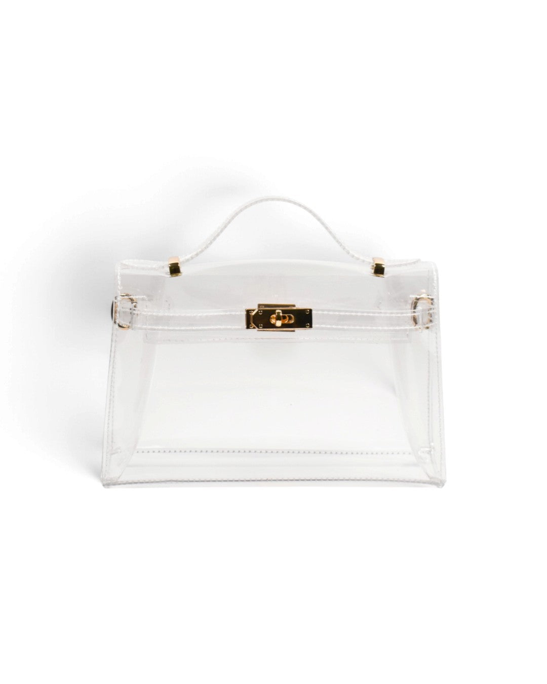 The Mini Andrea Clear Top Handle Bag