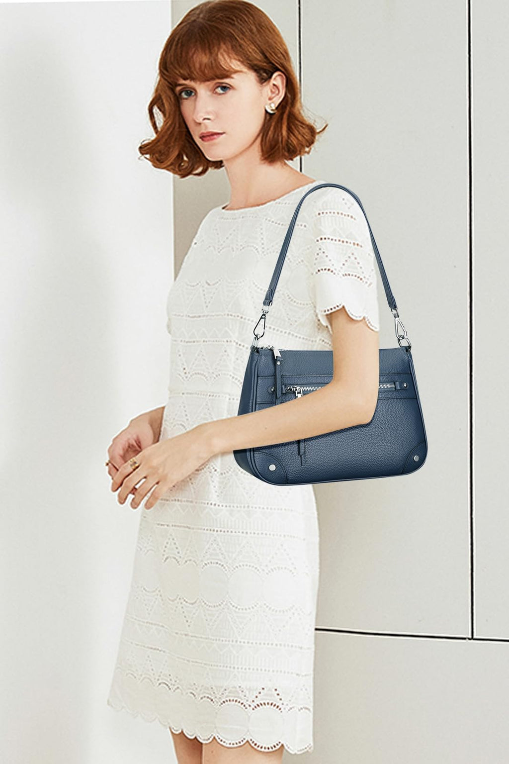 Earth Soft Genuine Leather Crossbody Bag