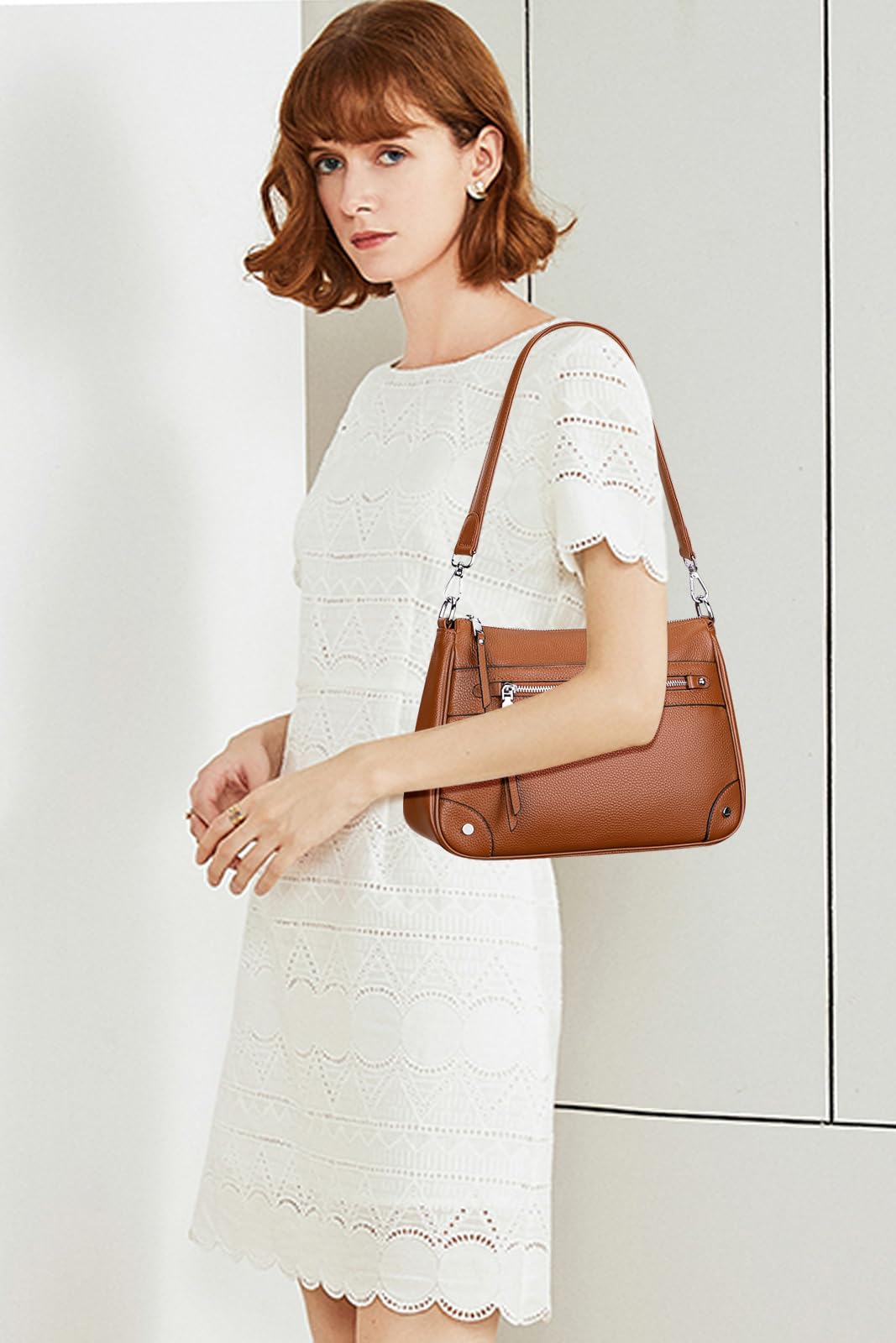 Earth Soft Genuine Leather Crossbody Bag