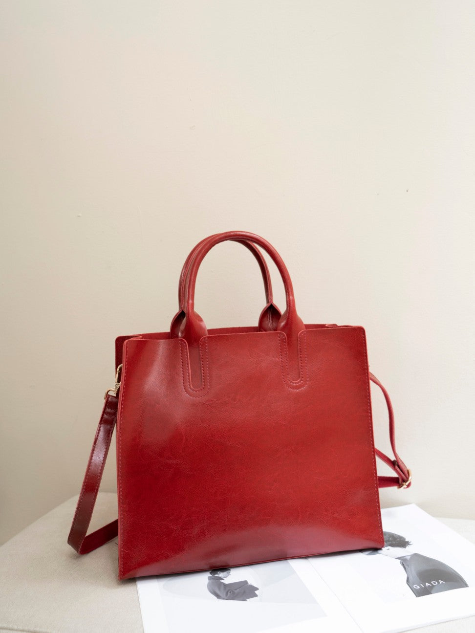 Genuine Leather Women's Commuter Bag