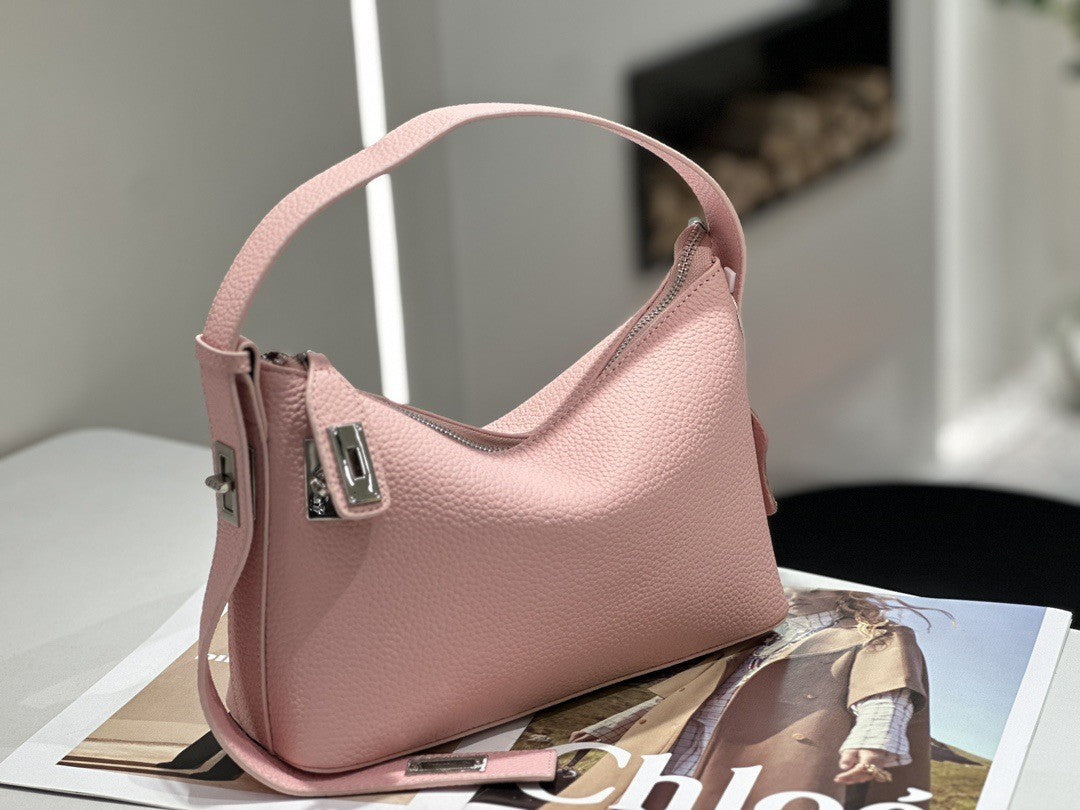 Cowhide Underarm Bag