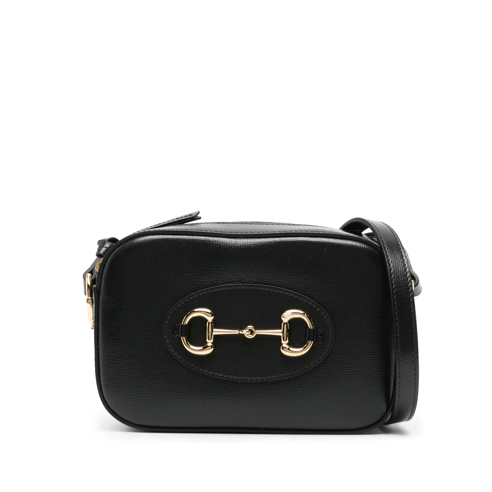 Gucci Horsebit 1955 Black Leather Camera Bag