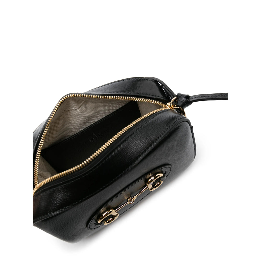 Gucci Horsebit 1955 Black Leather Camera Bag