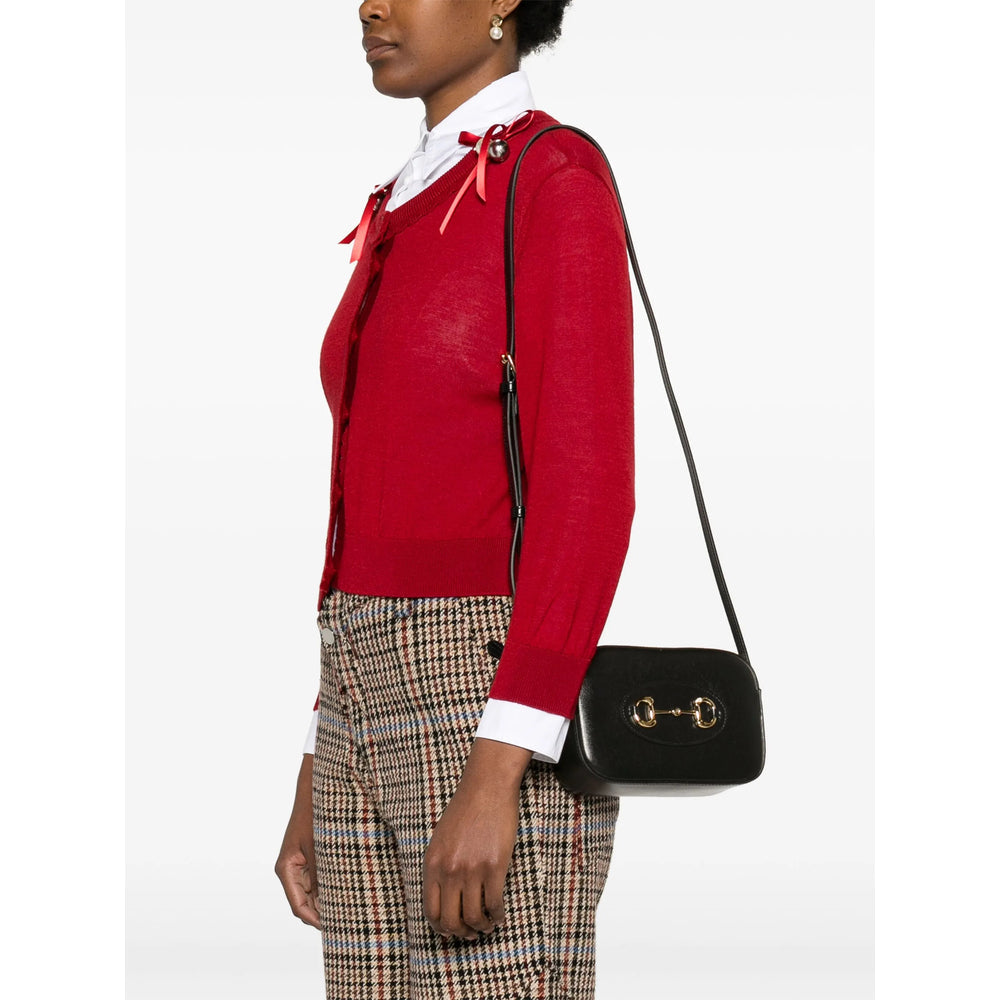 Gucci Horsebit 1955 Black Leather Camera Bag
