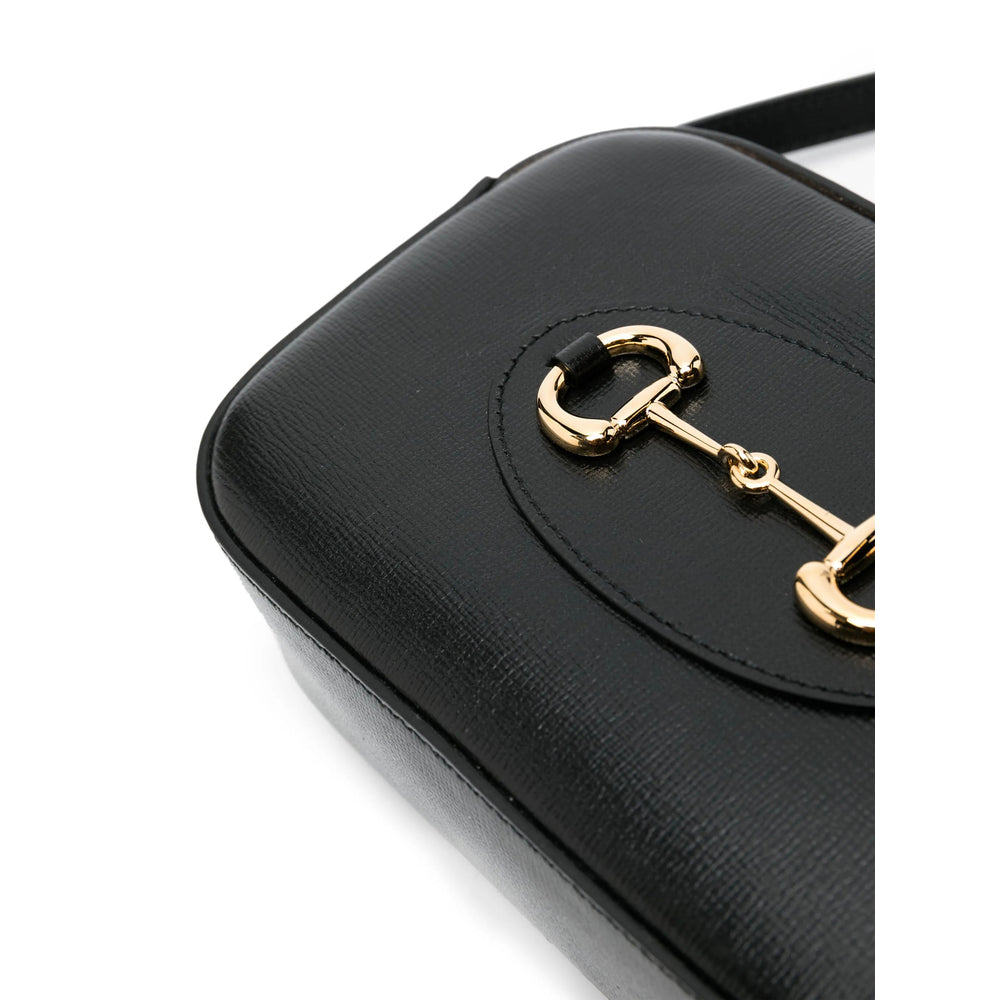 Gucci Horsebit 1955 Black Leather Camera Bag