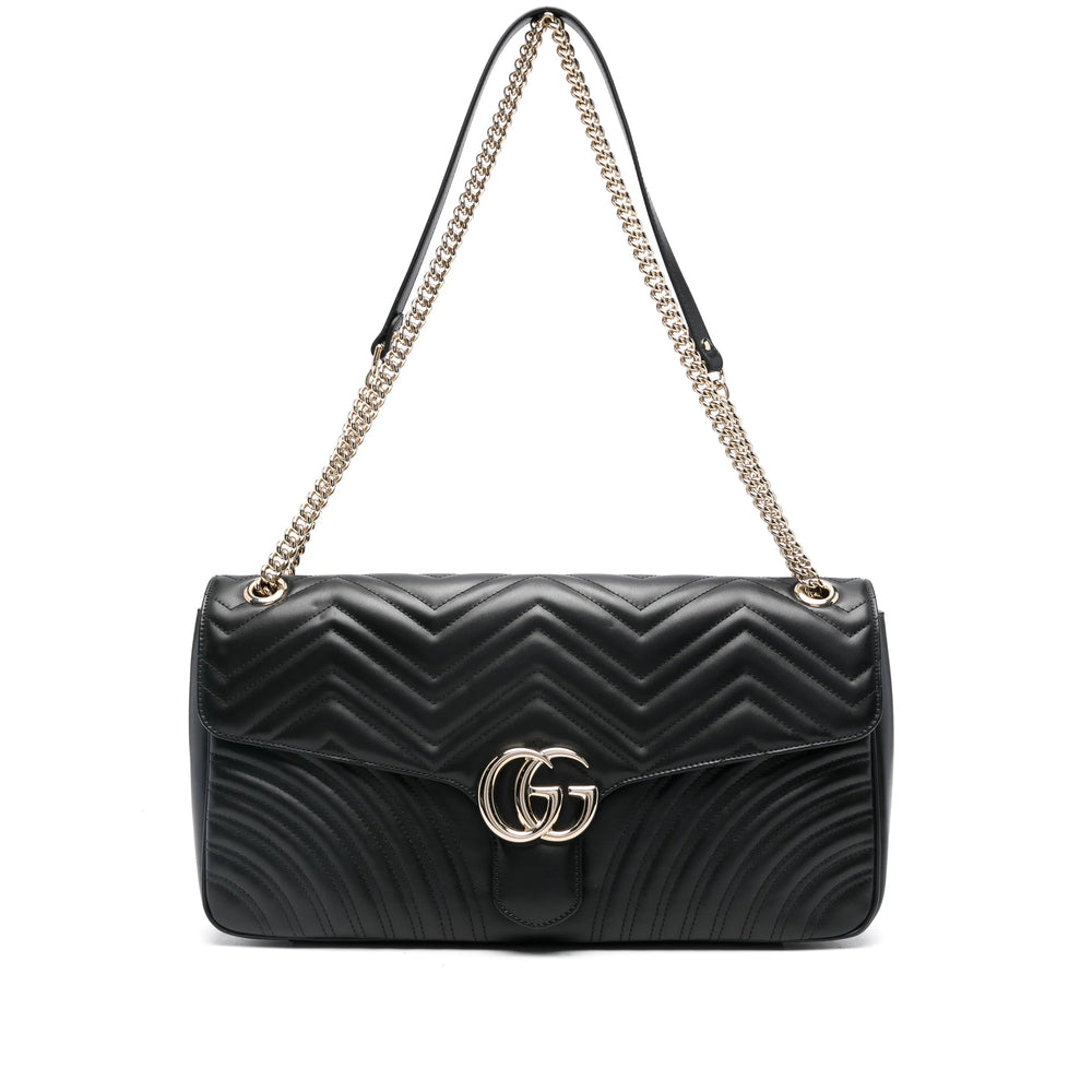 Gucci GG Marmont Black Quilted Leather Shoulder Bag