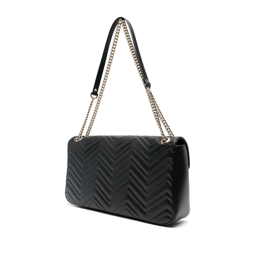 Gucci GG Marmont Black Quilted Leather Shoulder Bag
