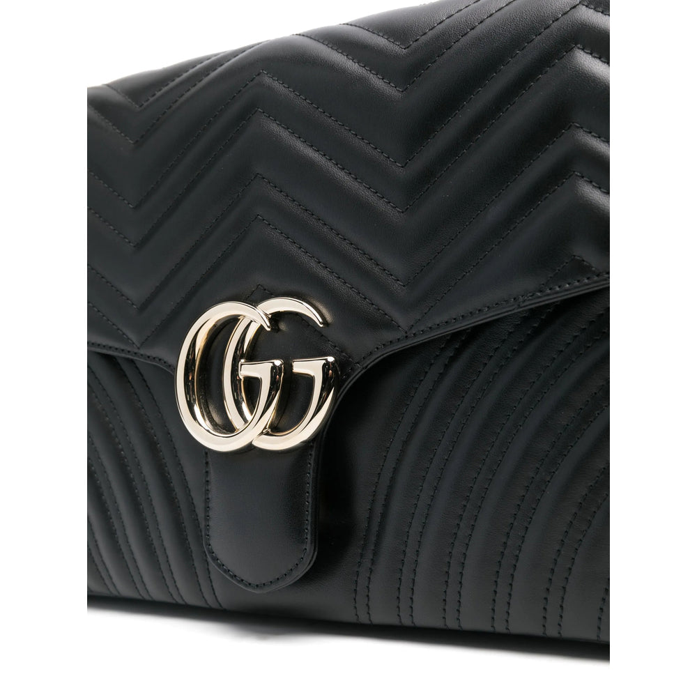 Gucci GG Marmont Black Quilted Leather Shoulder Bag