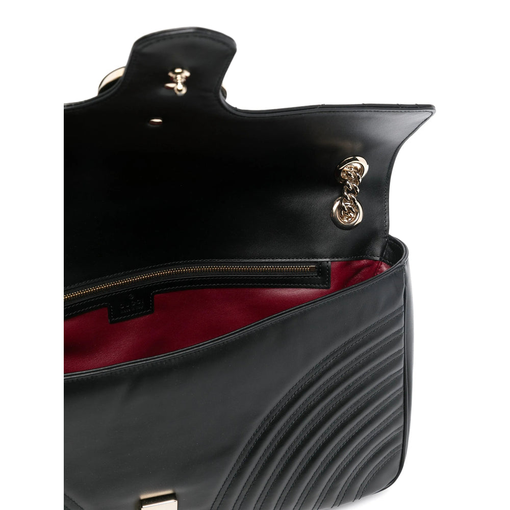 Gucci GG Marmont Black Quilted Leather Shoulder Bag