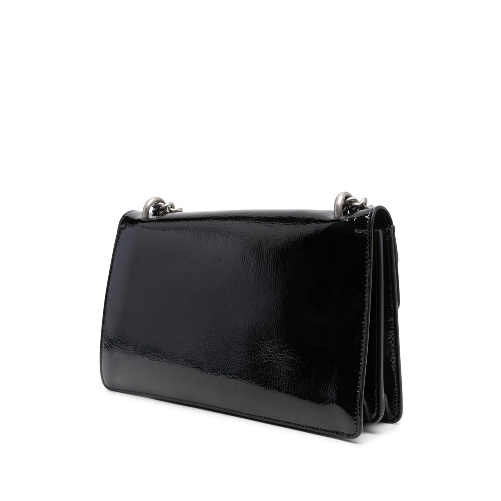 Gucci Dionysus Black Patent Leather Shoulder Bag