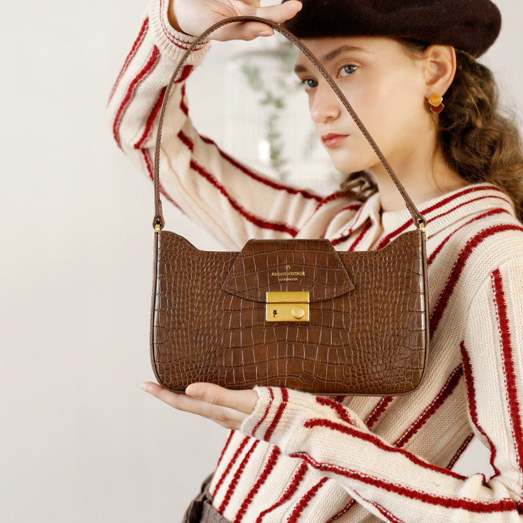 Underarm Baguette Handbag