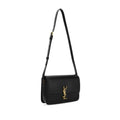 Gucci Black Leather Tote Bag with Web Buckle