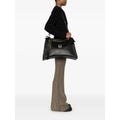 Balenciaga Rodeo Black Leather Handbag with Charms
