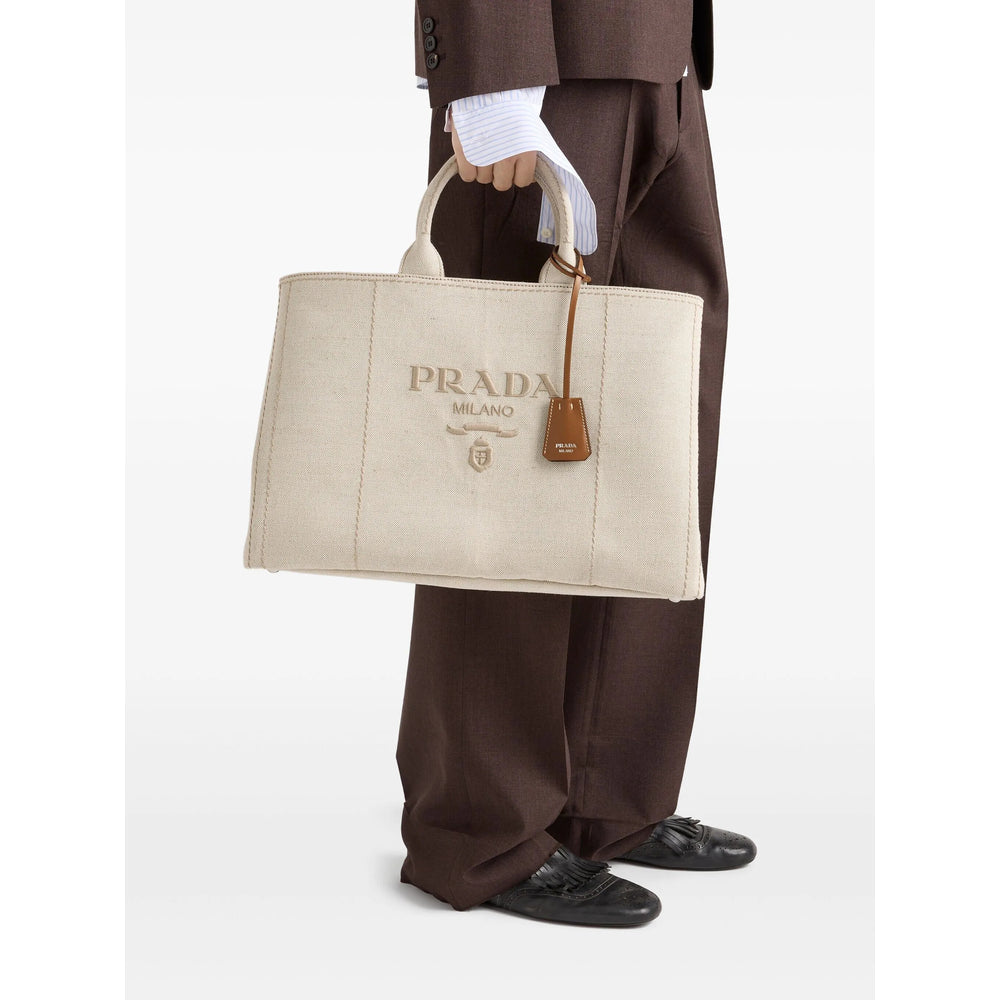 Prada Neutrals Tote Bag