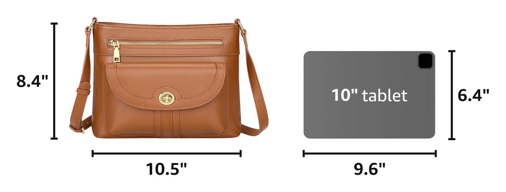 Earth Genuine Leather Crossbody Bag