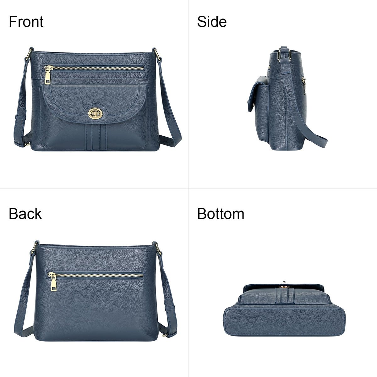 Earth Genuine Leather Crossbody Bag