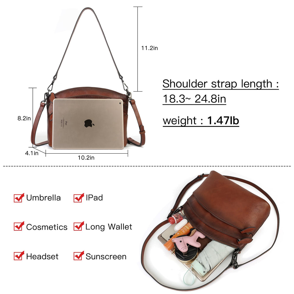 The Heritage Leather Crossbody Bag