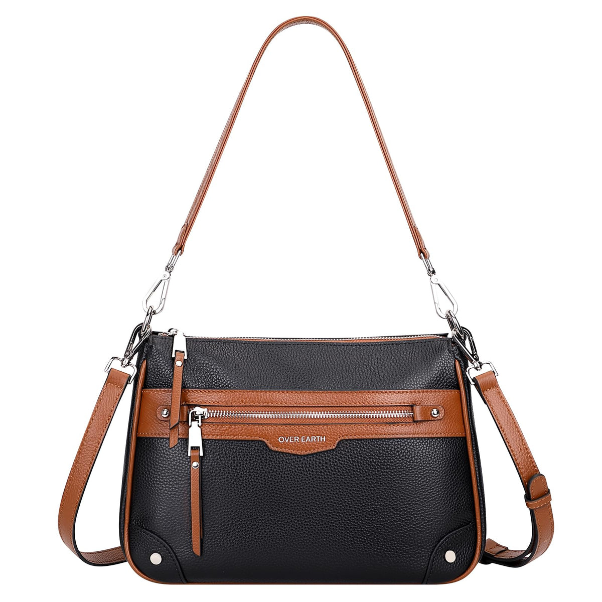 Earth Soft Genuine Leather Crossbody Bag