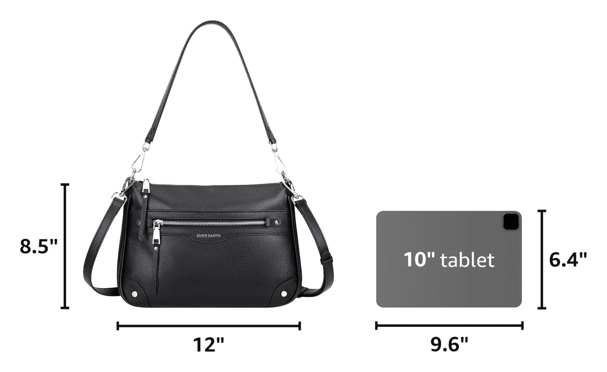 Earth Soft Genuine Leather Crossbody Bag