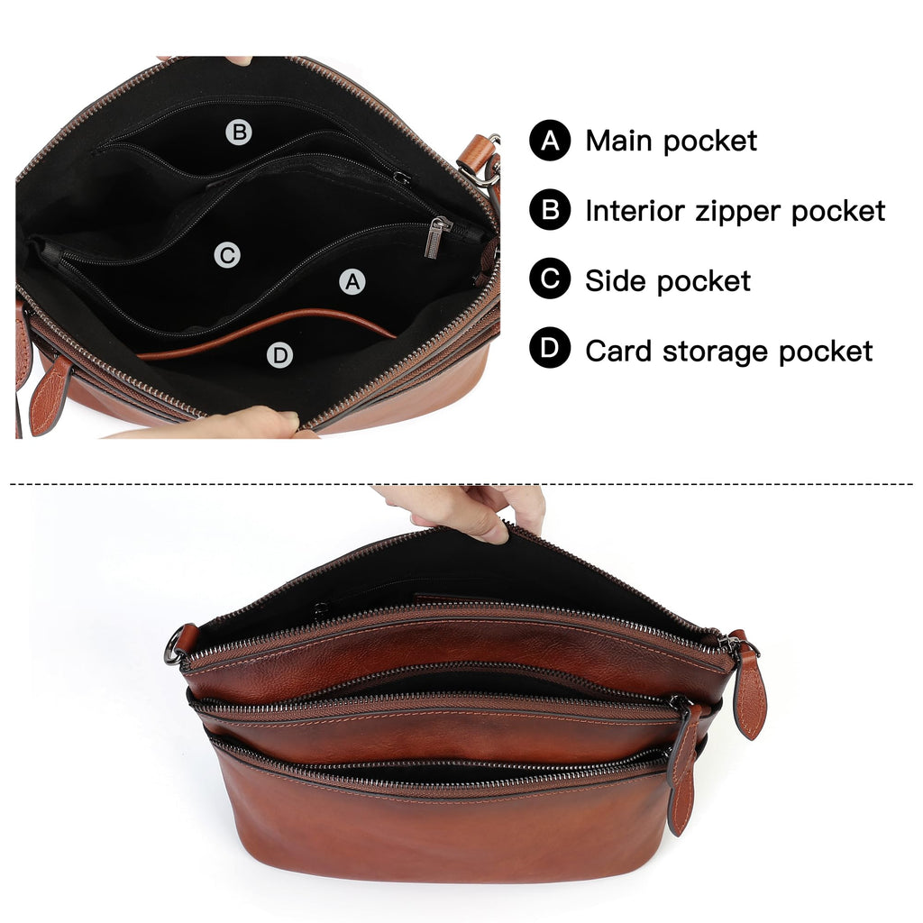 The Heritage Leather Crossbody Bag