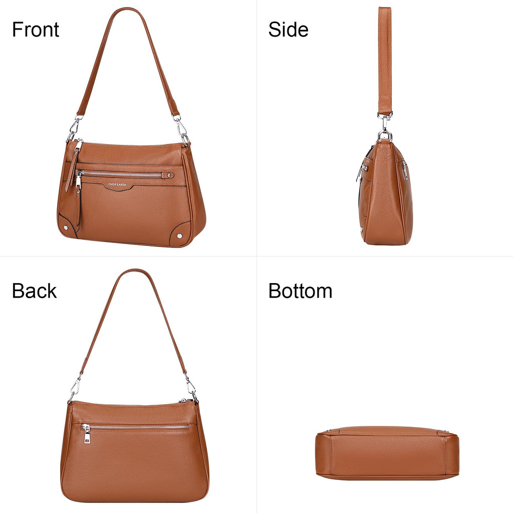 Earth Soft Genuine Leather Crossbody Bag