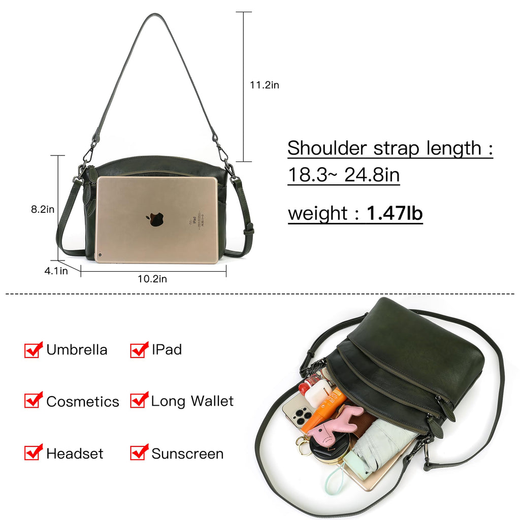 The Heritage Leather Crossbody Bag