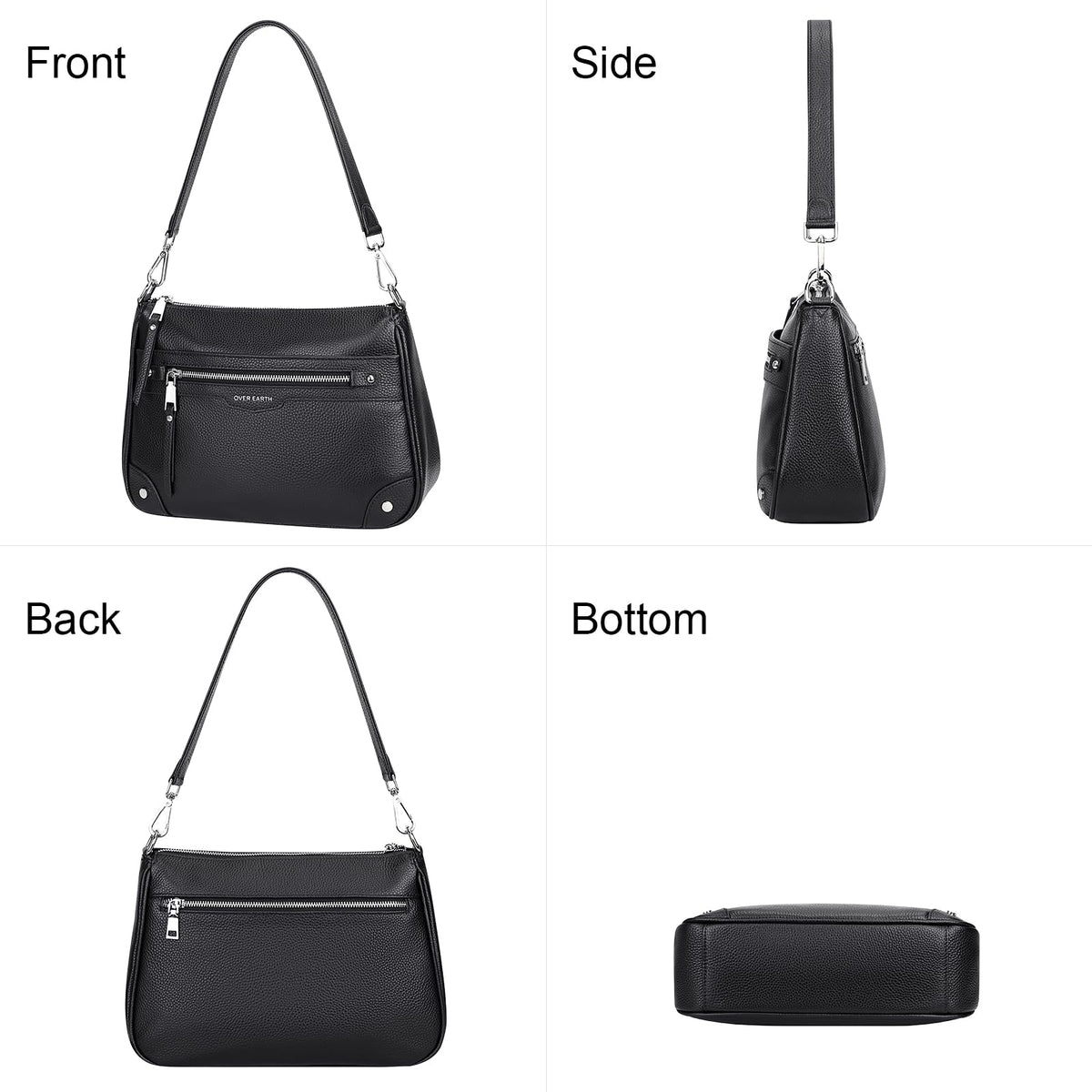 Earth Soft Genuine Leather Crossbody Bag