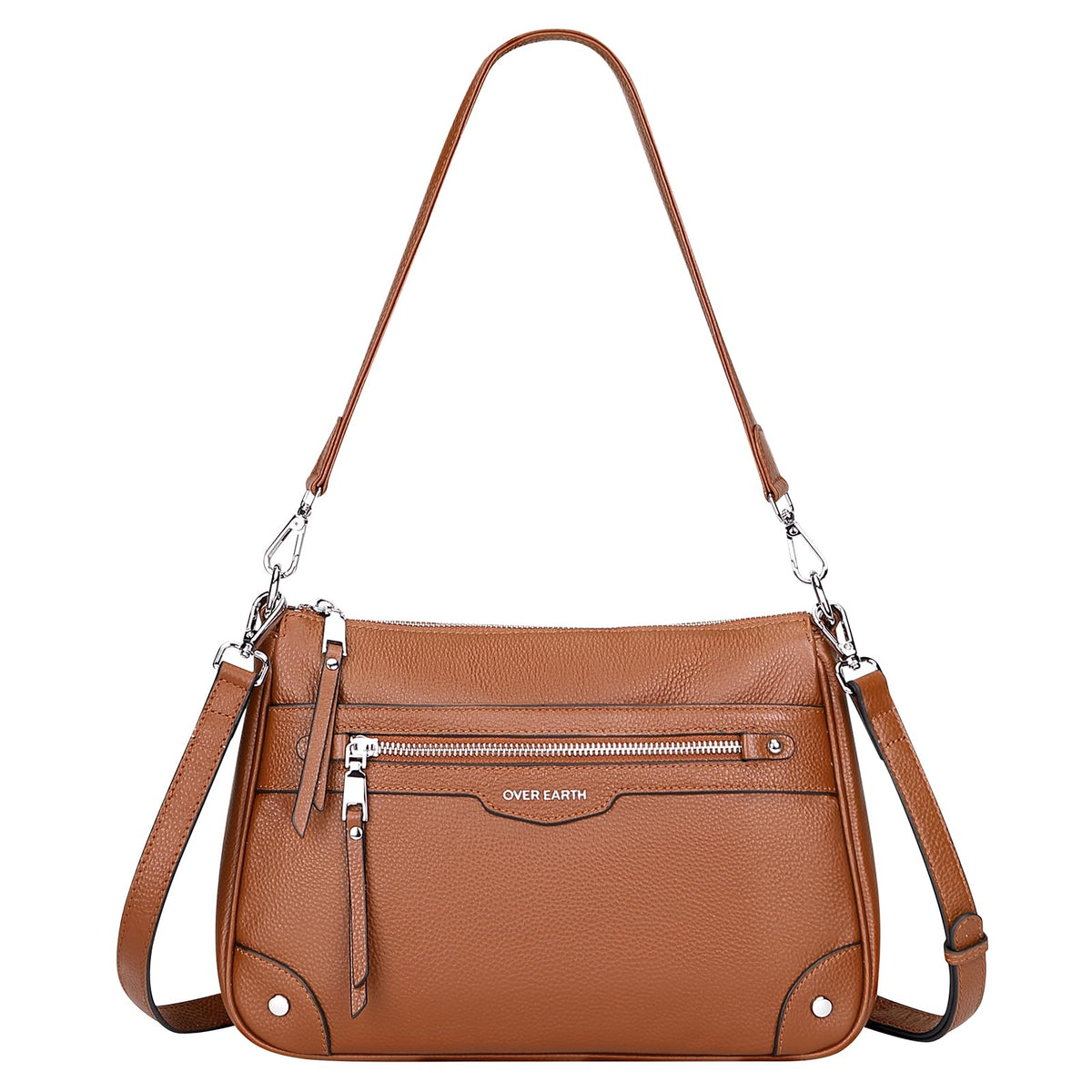 Earth Soft Genuine Leather Crossbody Bag