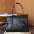 Cowhide Large-capacity Commuter Tote Bag