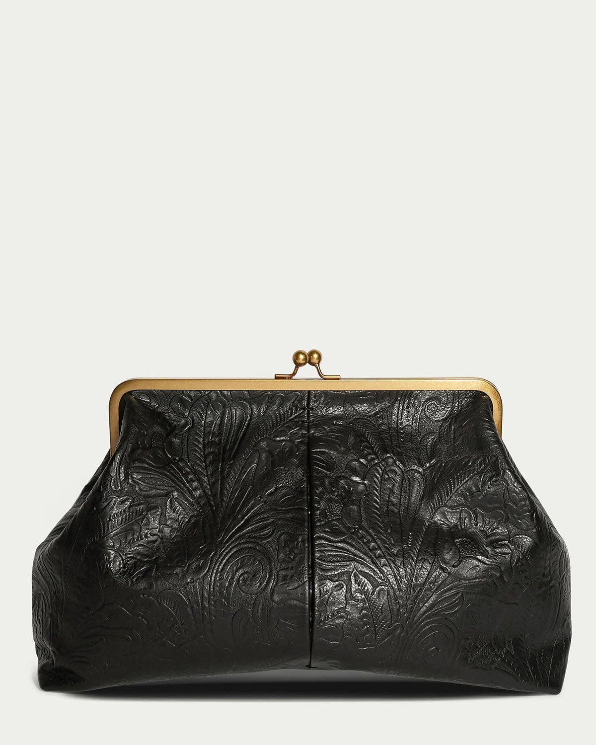 SALE 25% OFF - Kisslock Frame Gen Soft Cowhide Handbag