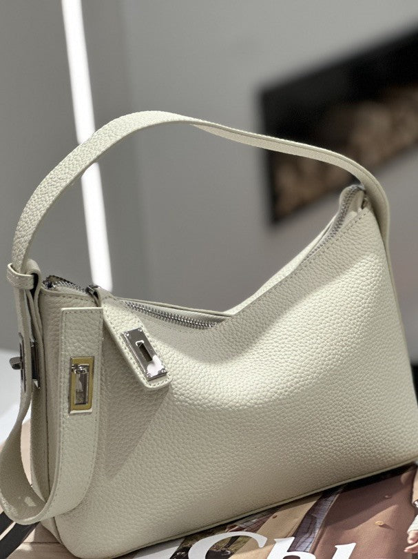 Cowhide Underarm Bag