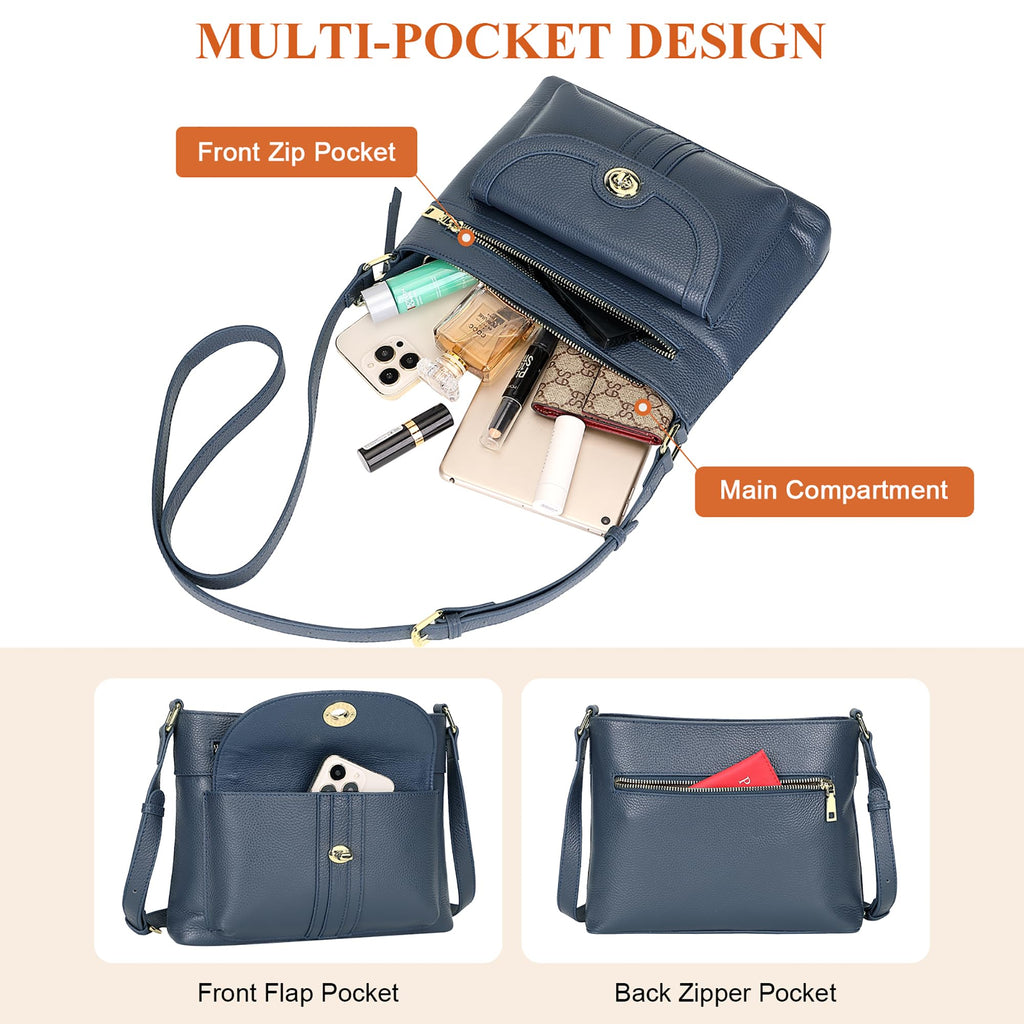 Earth Genuine Leather Crossbody Bag