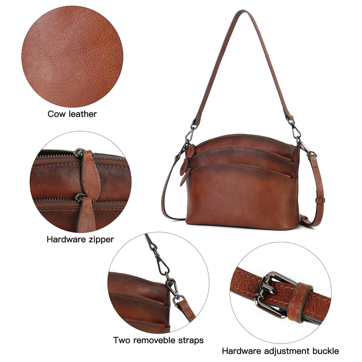 The Heritage Leather Crossbody Bag