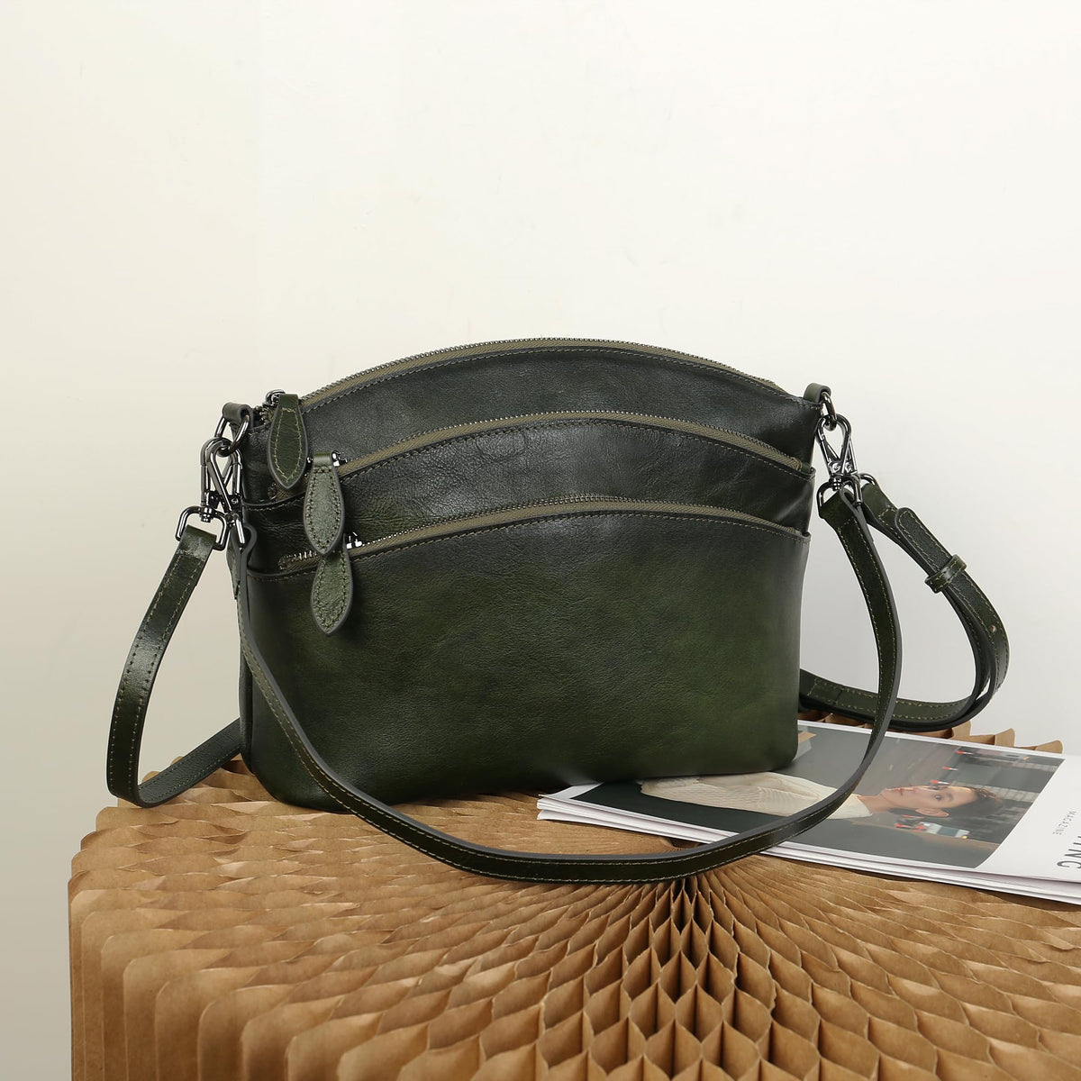 The Heritage Leather Crossbody Bag