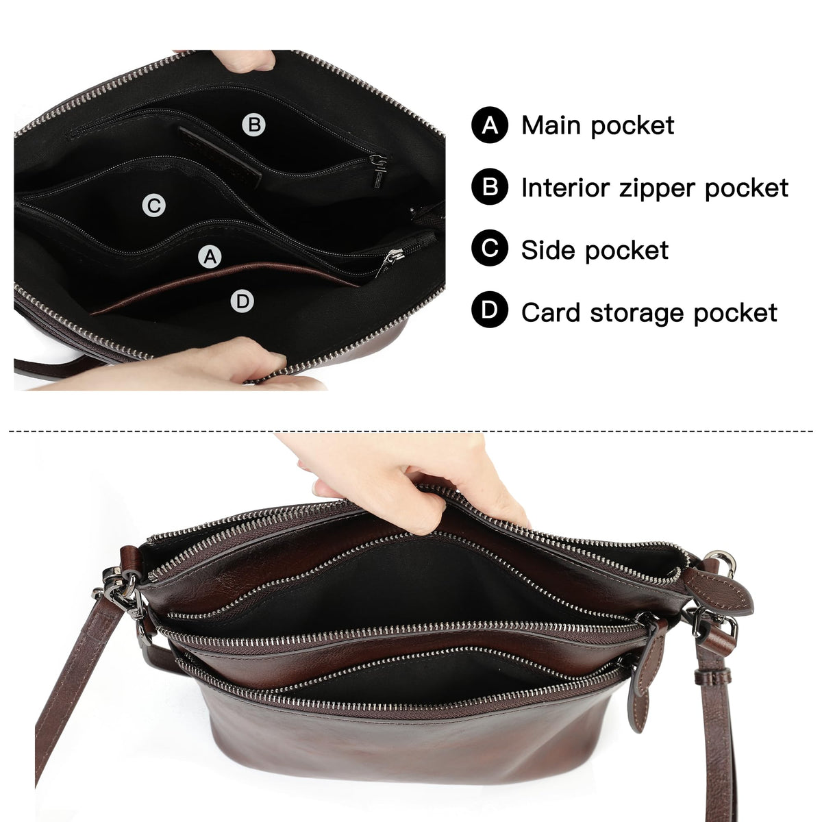 The Heritage Leather Crossbody Bag