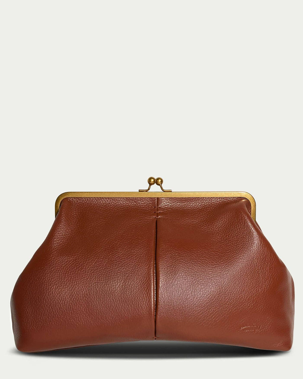 SALE 25% OFF - Kisslock Frame Gen Soft Cowhide Handbag