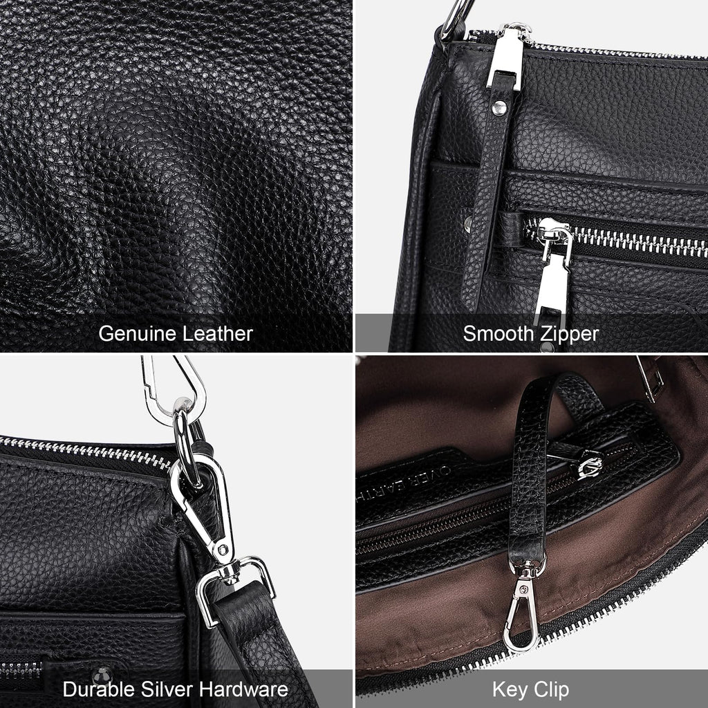 Earth Soft Genuine Leather Crossbody Bag