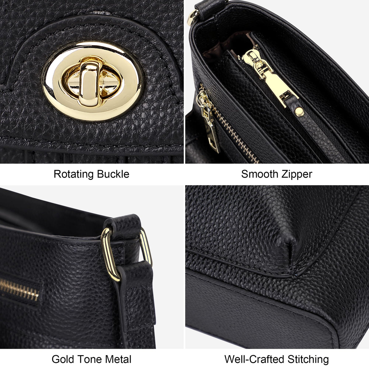 Earth Genuine Leather Crossbody Bag